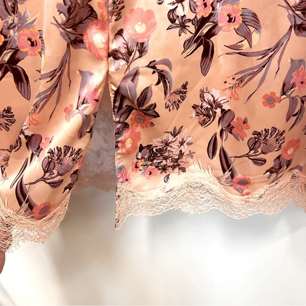 Floral Lace Trim Dress - Picture 11 of 16